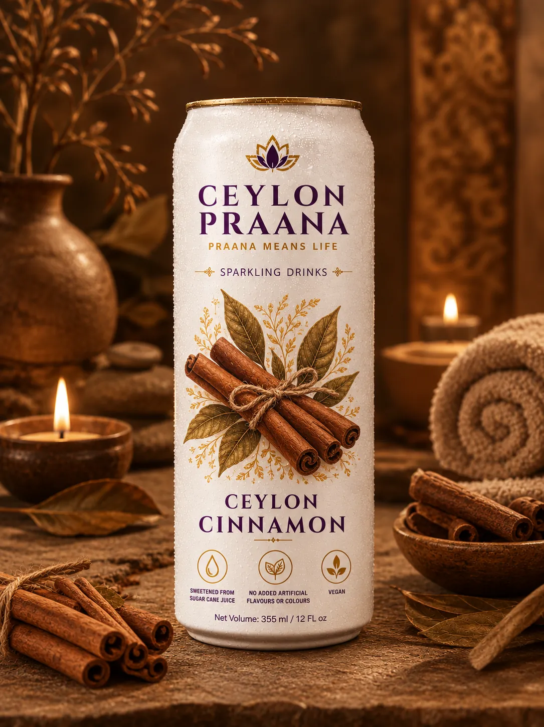 Ceylon Cinnamon - Sparkling Drink