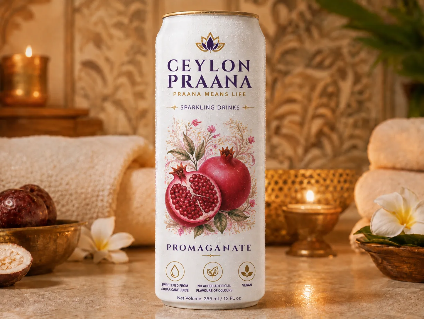 Pomegranate - Sparkling Drink
